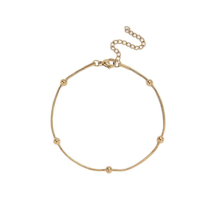 Adjustable Beaded Chain Bracelet Kalsten