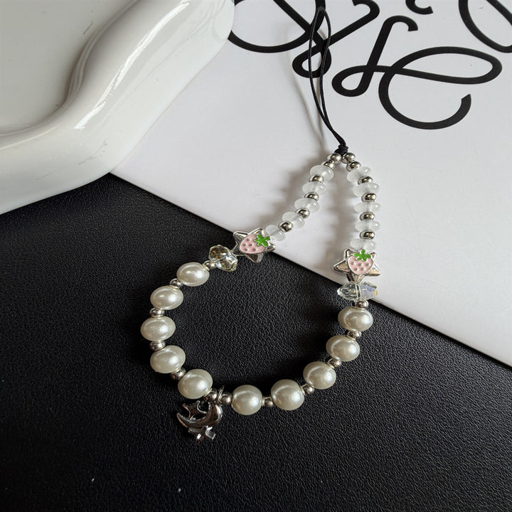 Playful Pearl and Charm Exaggerated Necklace Kalsten