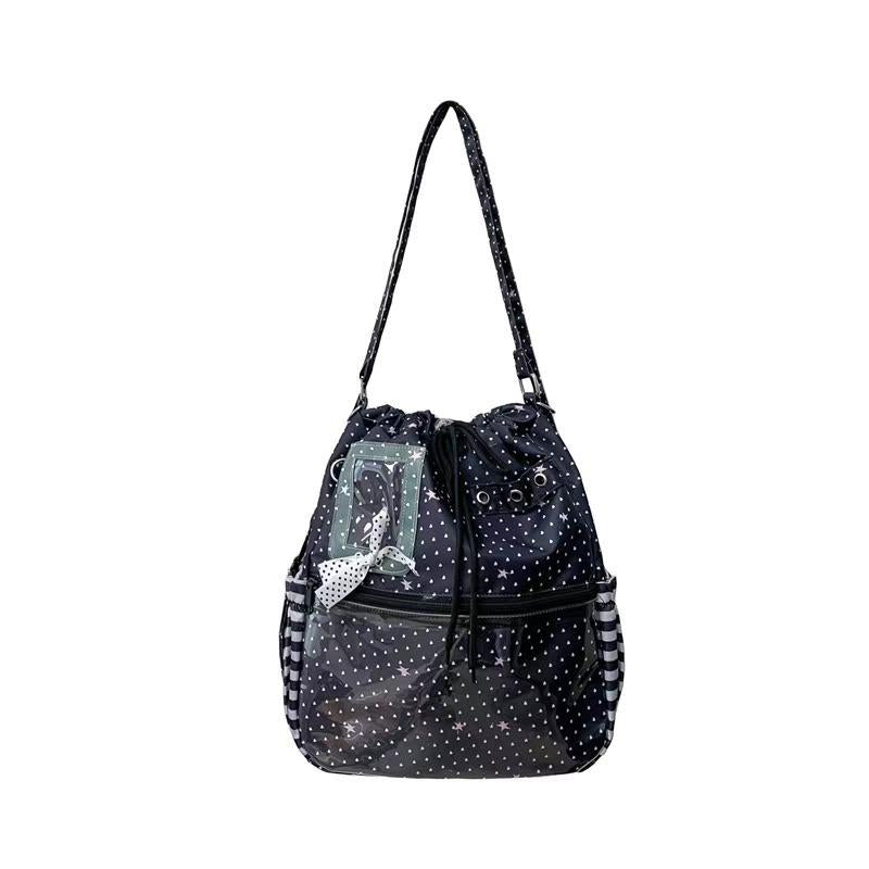 Shoulder bag with practical compartments and playful design Kalsten