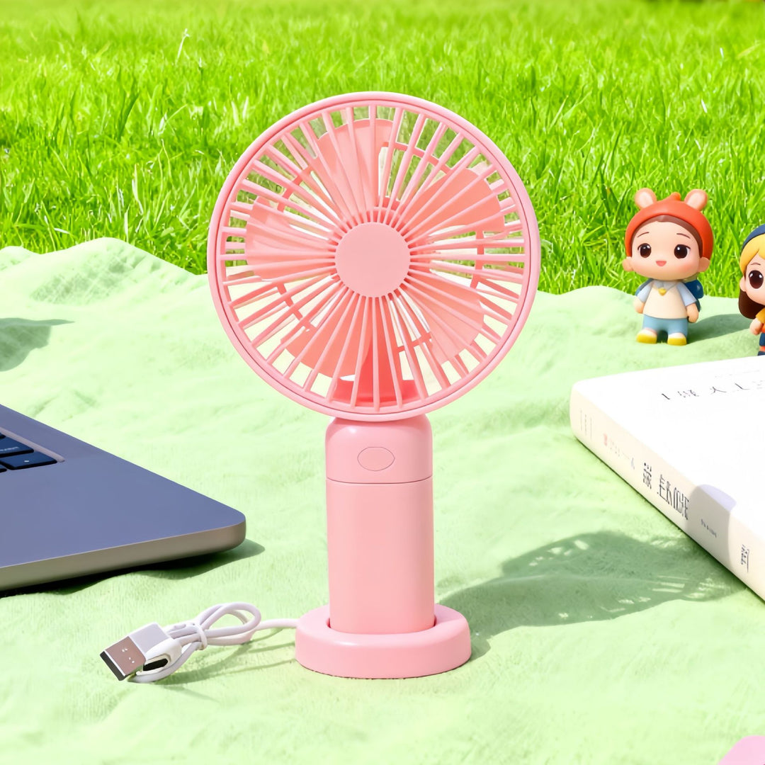 Women's Portable Table Fan with Flexible Head and USB Connection Kalsten