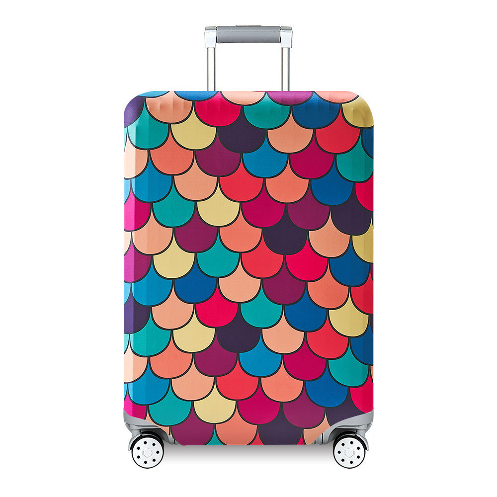 Women's Hard Shell Travel Suitcase with Custom Statement Design Kalsten