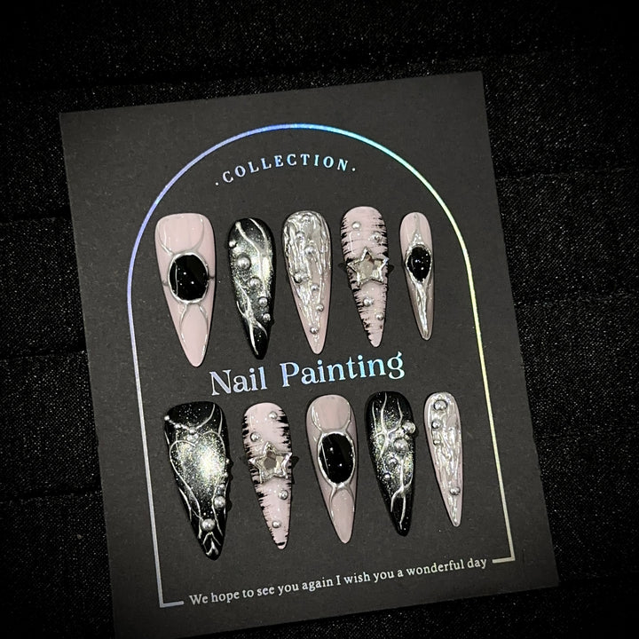 Abstract Art Press-On Nails