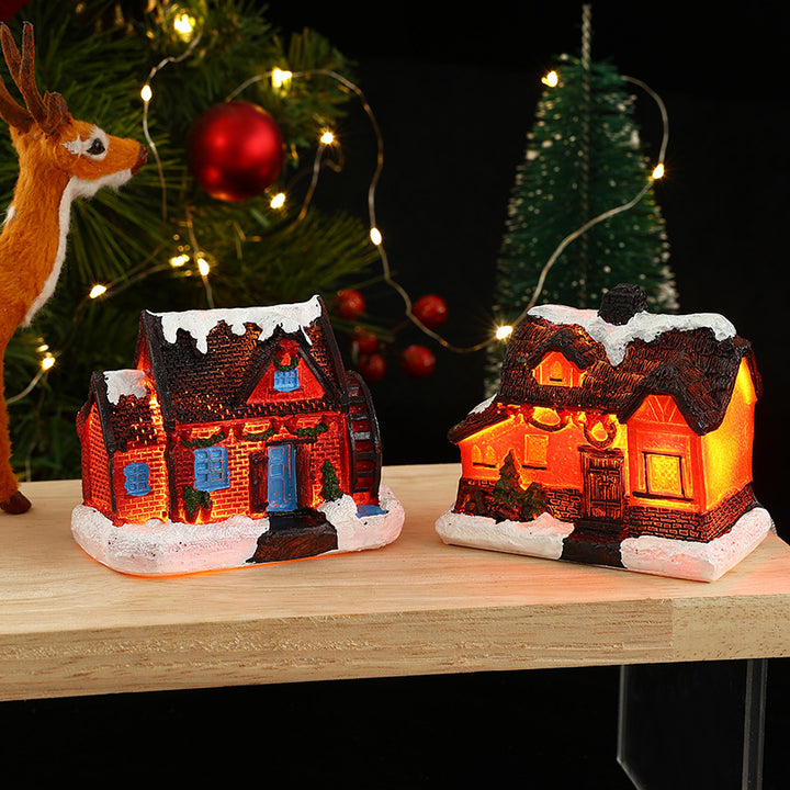 Nostalgic Christmas Village House Decoration Kalsten