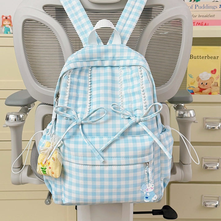 Playful Bunny-Ear Patterned Backpack Kalsten
