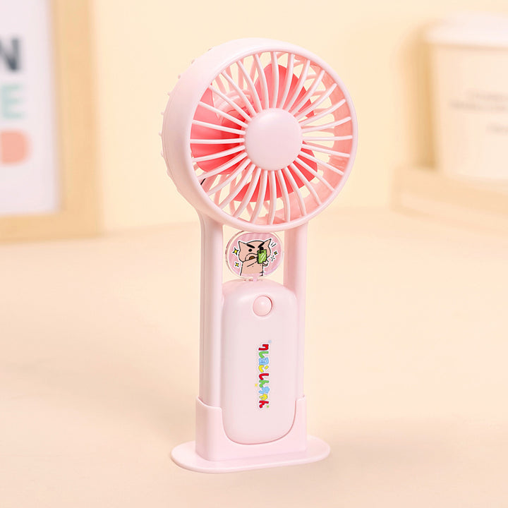 Ladies Portable Battery Hand Fan with Multifunctional Design Kalsten
