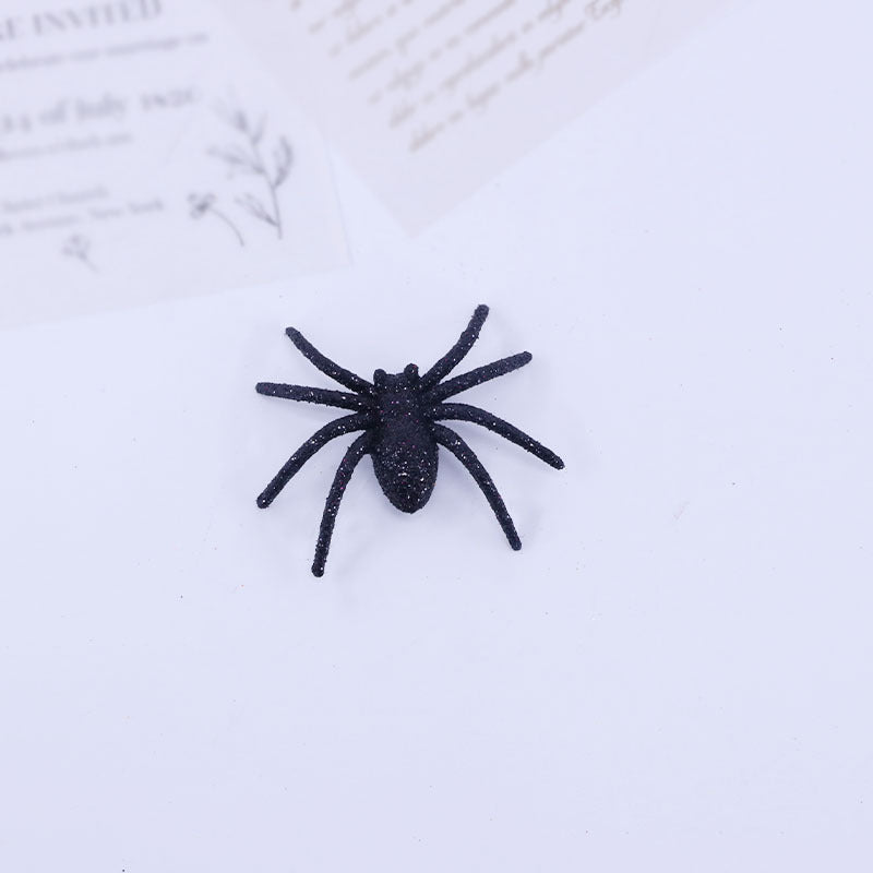 Glittered Halloween Spider Decoration Kalsten