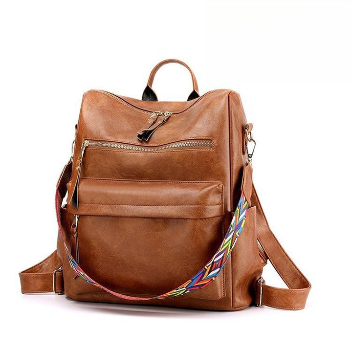 Chic Leather Backpack Kalsten