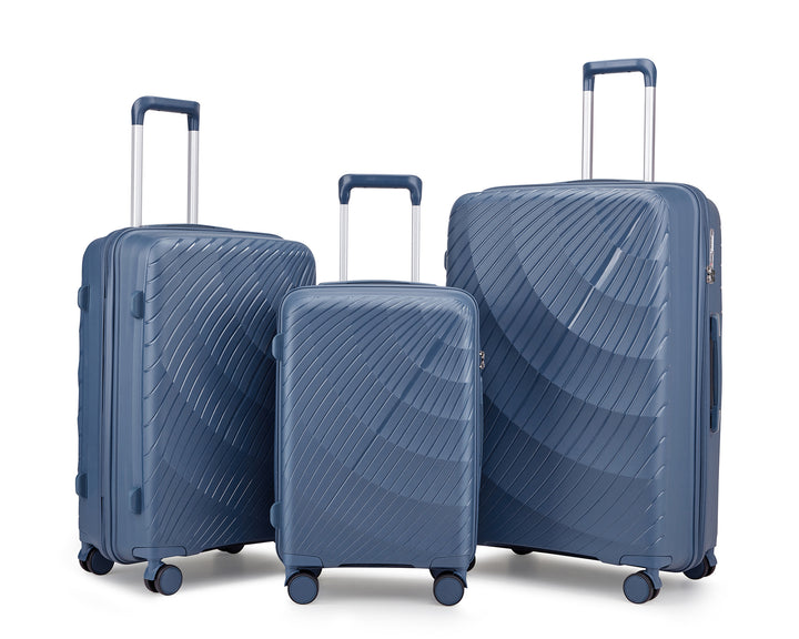 Unisex Premium Textured Hard Shell Luggage Set Kalsten