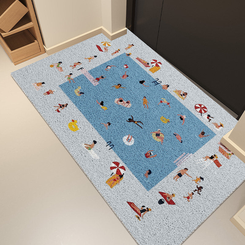 Floral Pattern Area Rug