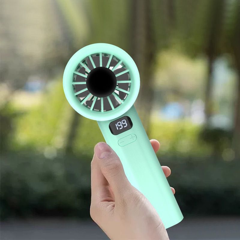 Women's portable USB mini fan with LCD display Kalsten