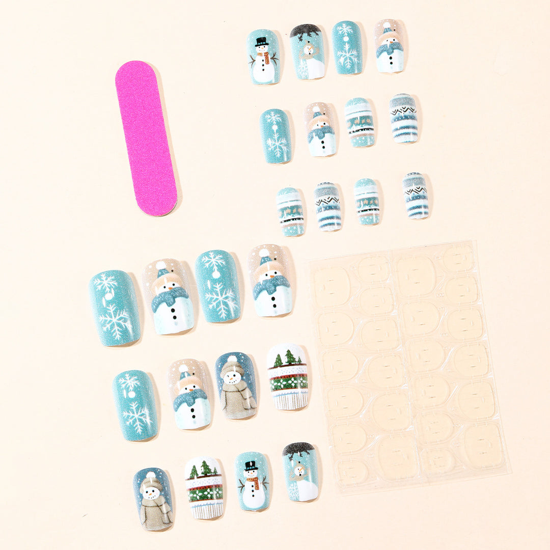 Winter-Themed 3D Nail Art Set Kalsten
