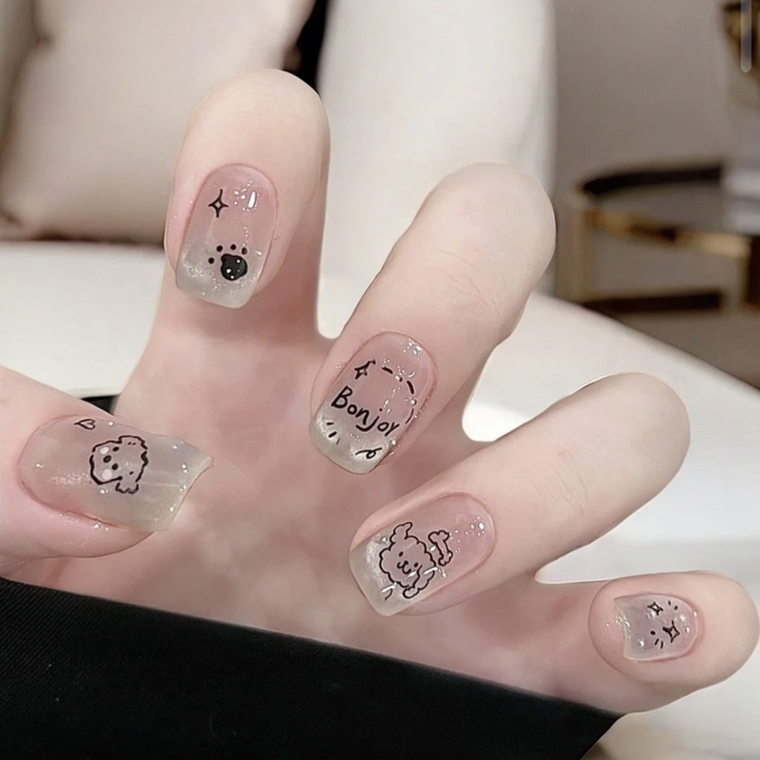 Decorative Character Press-On Nails Kalsten