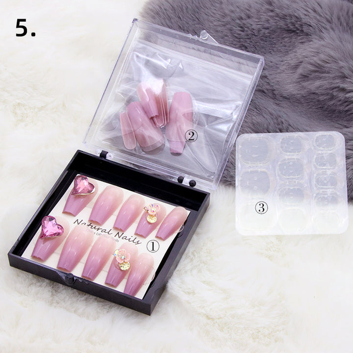 Elegant Pre-Designed Press-On Nail Set Kalsten