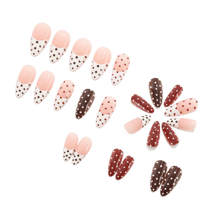 Creative Art Nails in Modern Polka Dot Design Kalsten
