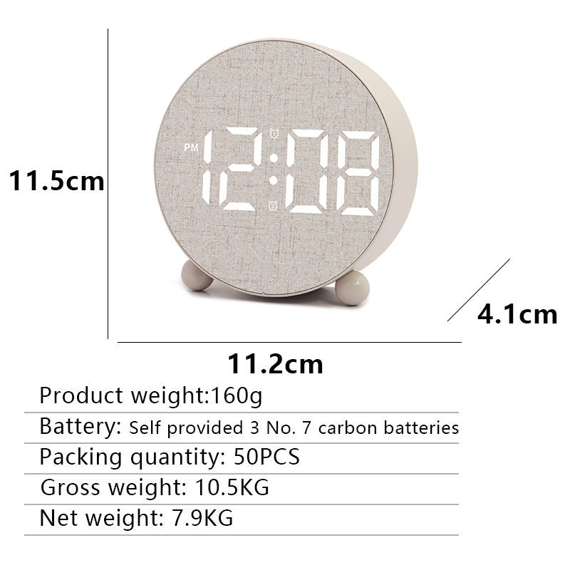 Digital Alarm Clock with Large LED Display and Gentle Alarm Function Kalsten