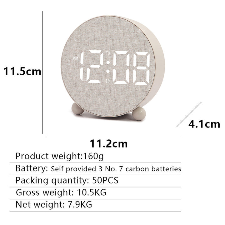 Digital Alarm Clock with Large LED Display and Gentle Alarm Function Kalsten