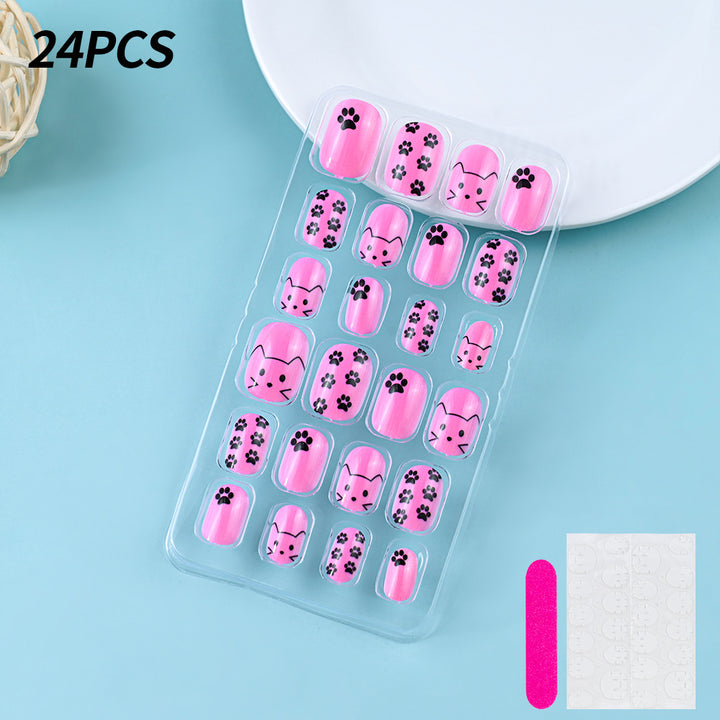 Themed Summer Beach Nail Art Press-On Nails Kalsten