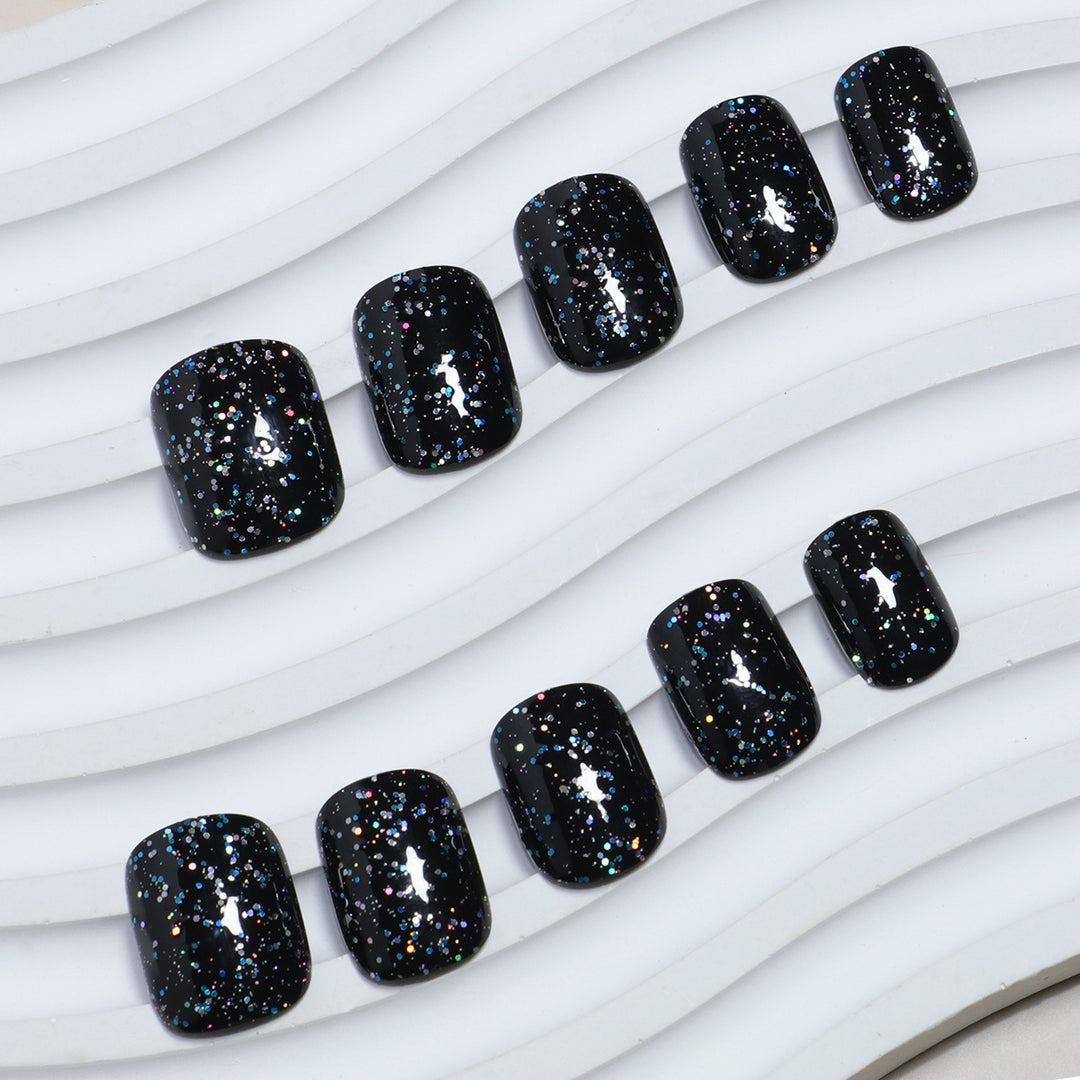 Sparkling Glitter Press-On Nails Kalsten