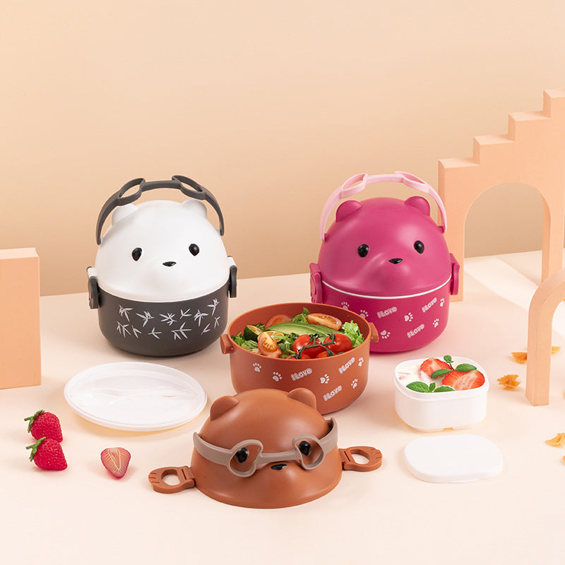 Bear-Themed Food Storage Container
