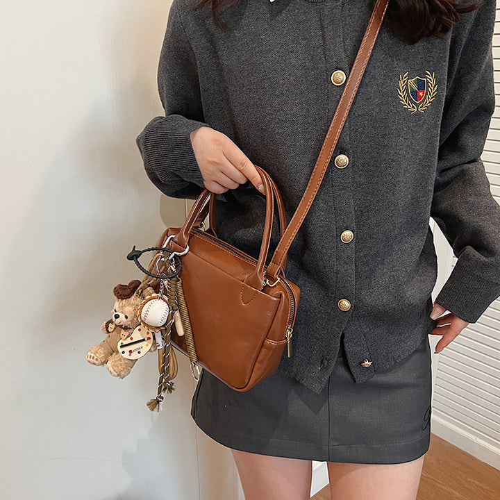 Luxurious Structured Leather Handbag Kalsten