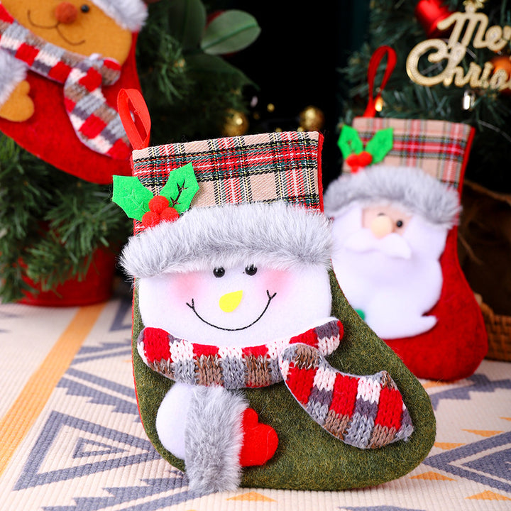 Christmas Fabric Sock Kalsten