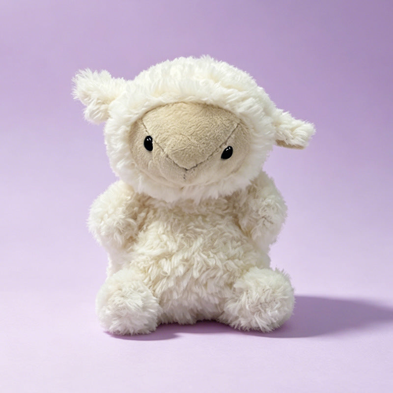 Plush Sitting Duck Soft Toy with Ultra-Soft Faux Fur and Bean-Fill Body Kalsten