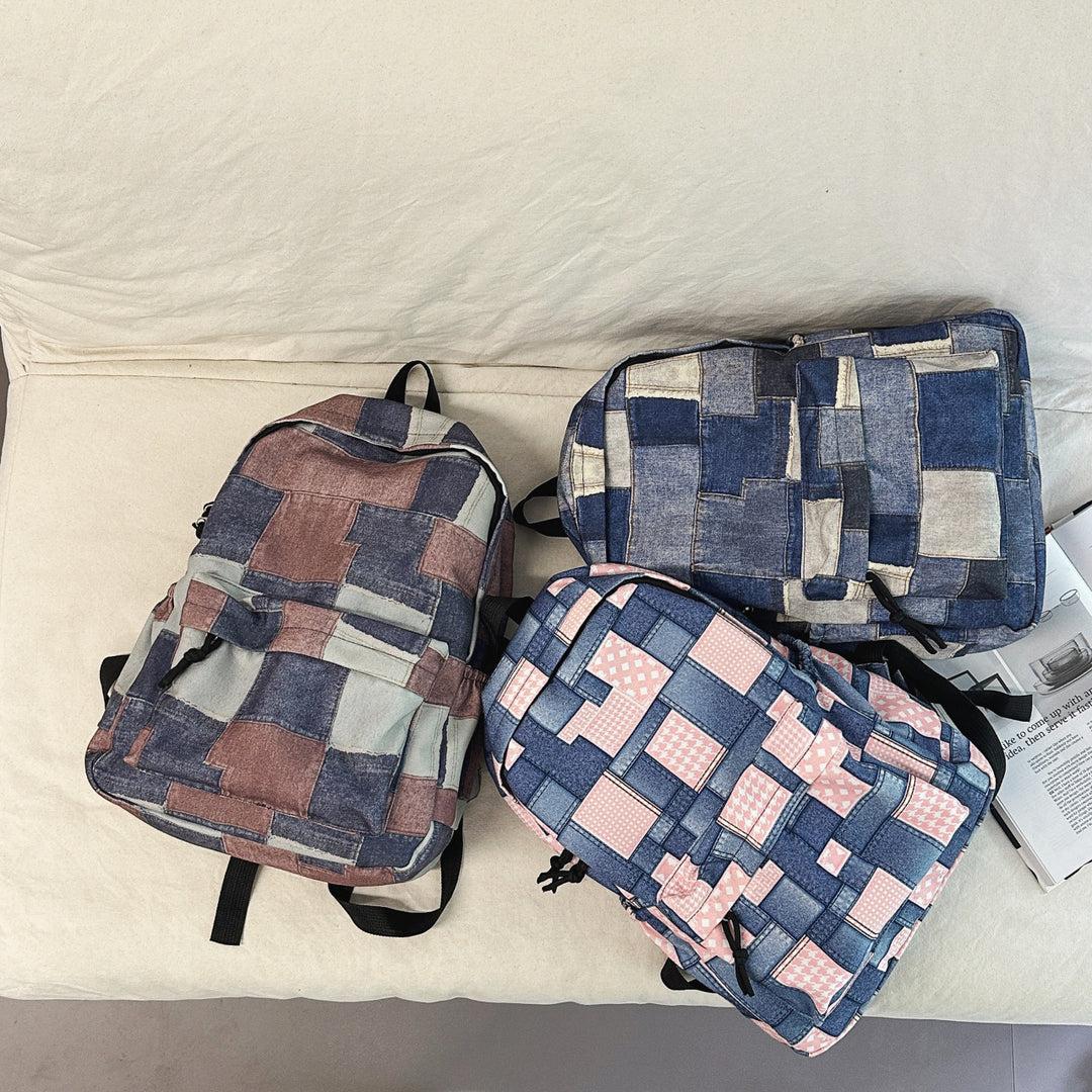 Backpack in Creative Patchwork Design Kalsten