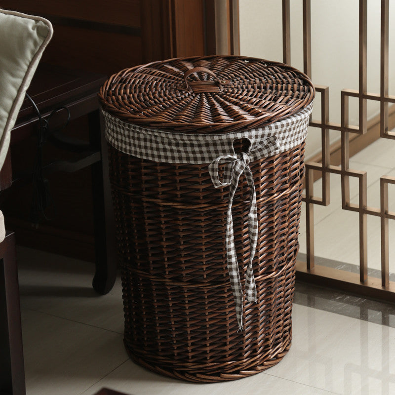 Decorative Woven Laundry Hamper Kalsten