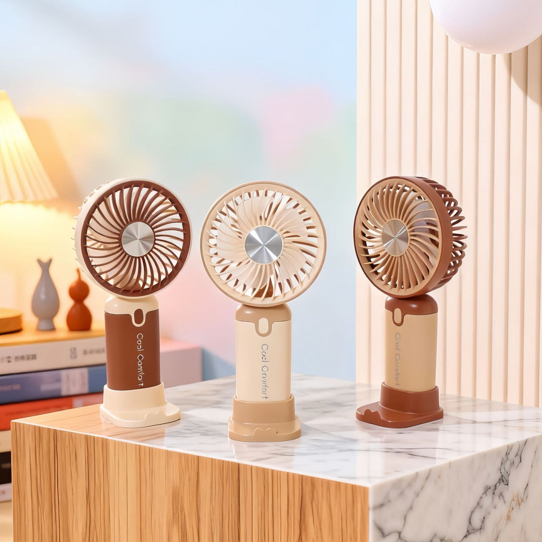 Women's Portable Hand Fan with USB Charging Function Kalsten