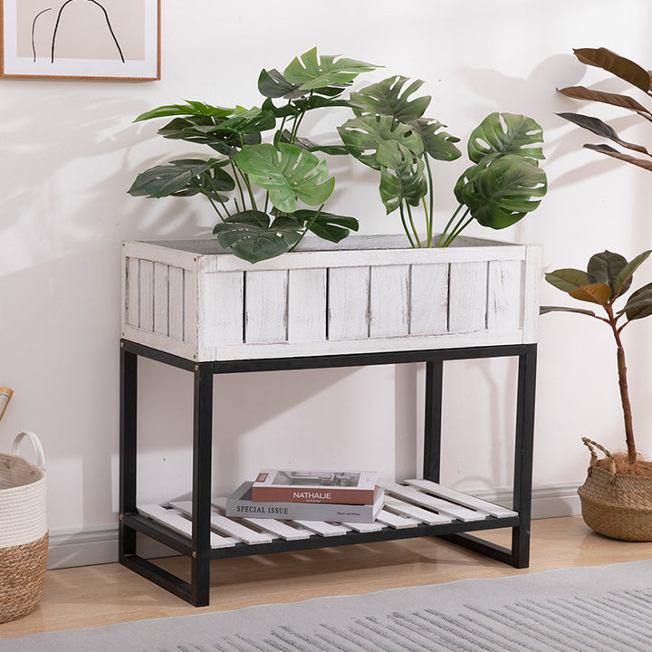 Wooden Planter Stand Kalsten