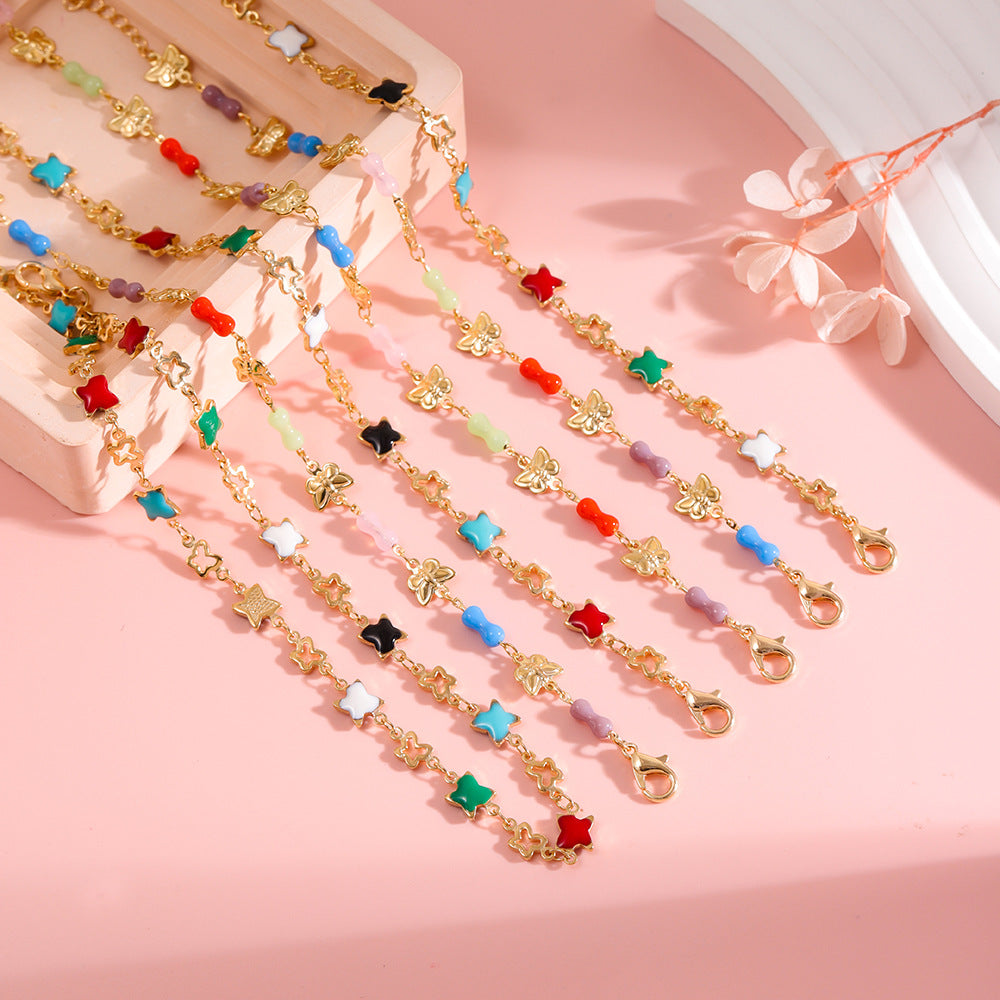 Colorful Star Charm Bracelet Kalsten