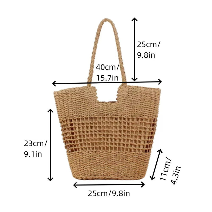 Striped Bast Bag Kalsten