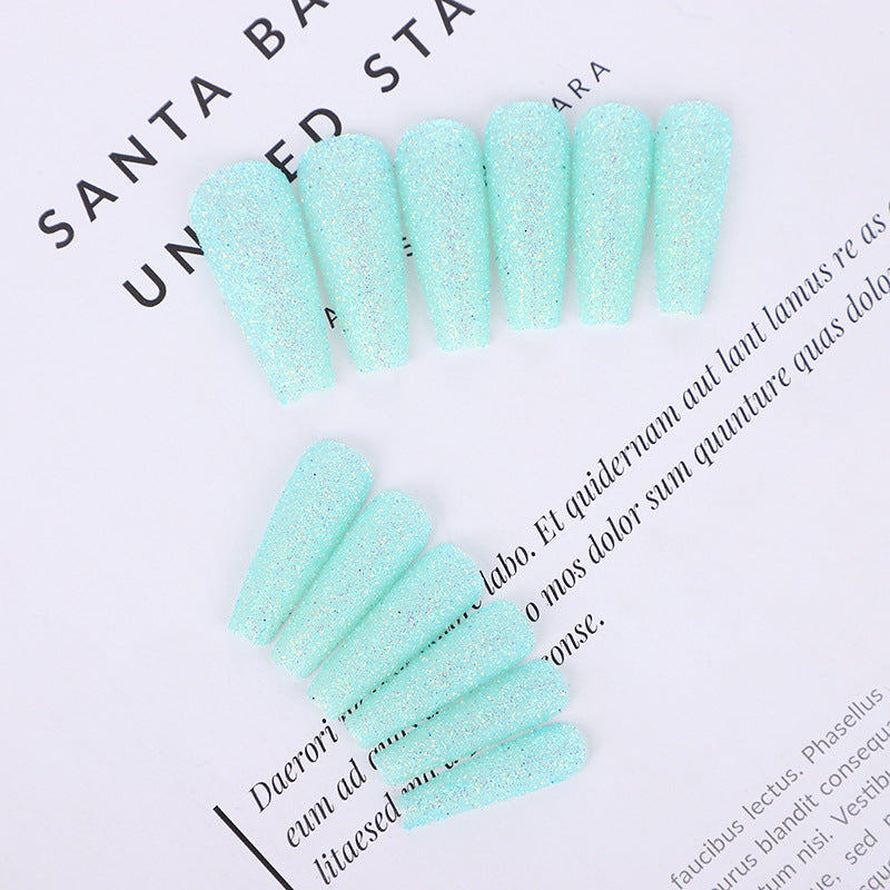 High-quality artificial nails with glitter effects Kalsten