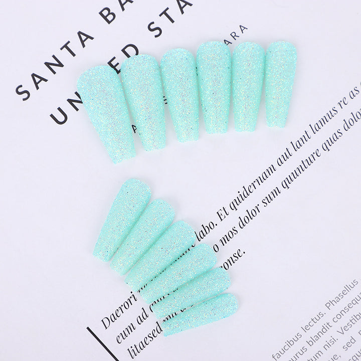 High-quality artificial nails with glitter effects Kalsten