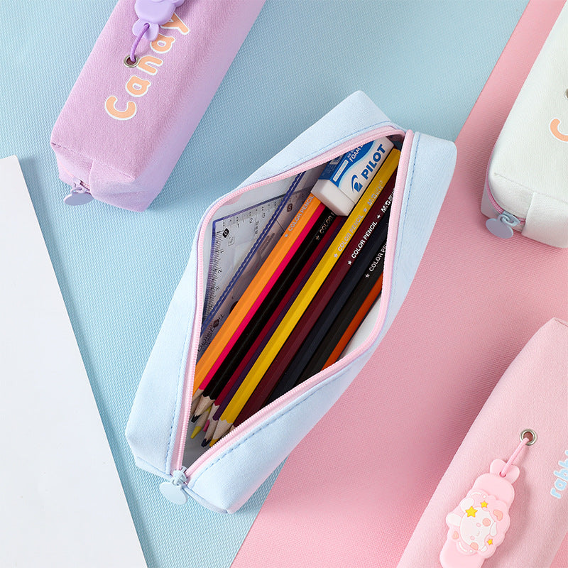 Cute Rabbit Print Pencil Case