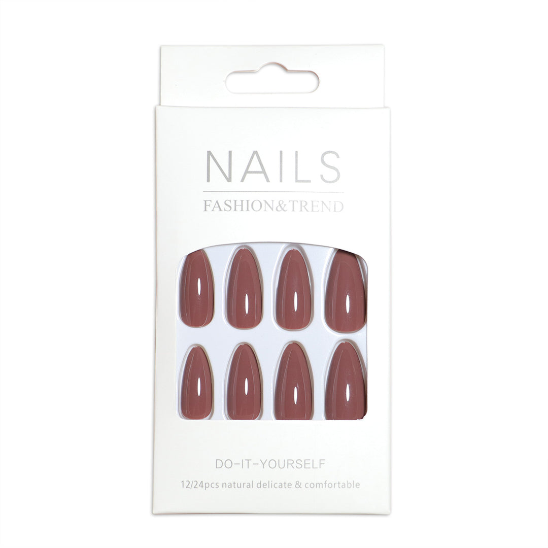 Almond-Shaped Press-On Nail Set with DIY Applicator Kalsten