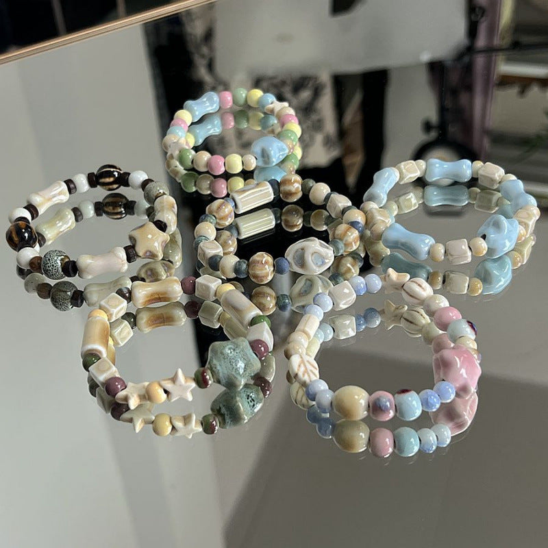 Heart-Shaped Beaded Bracelet Kalsten
