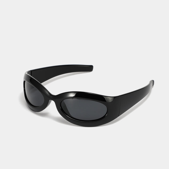 Women's fashionable retro sunglasses in trendy oval design Kalsten