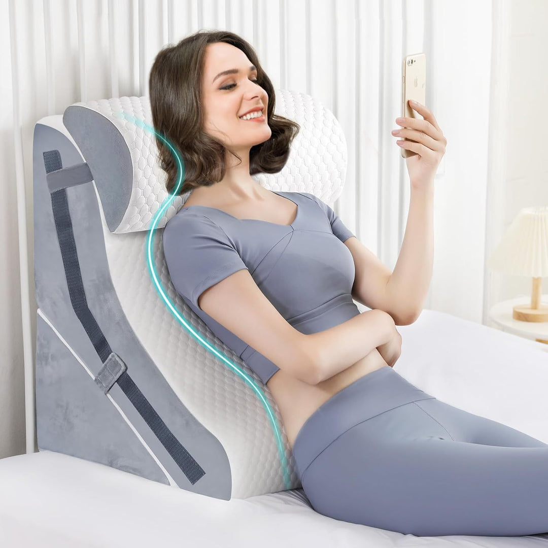 Adjustable Multi-Position Support Wedge Pillow