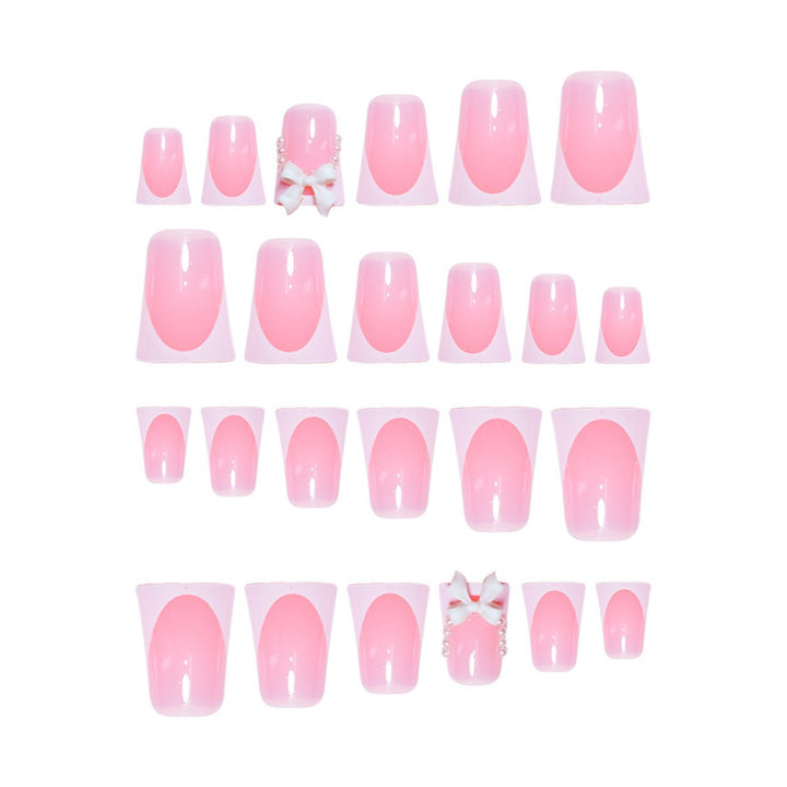 Designer Bow-Embellished Nail Art Extensions Kalsten