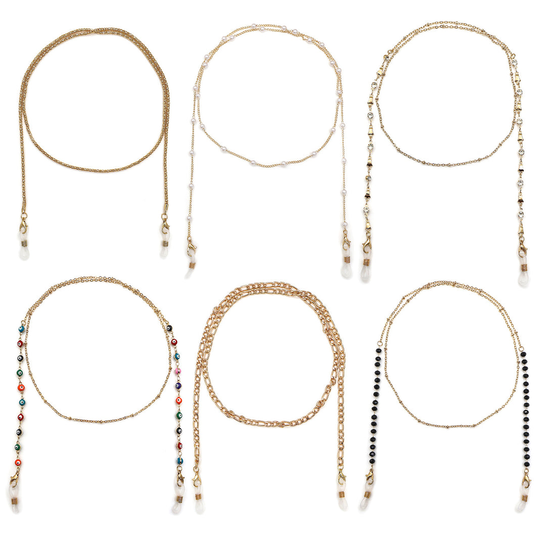Elegant Crystal Eyewear Chain Kalsten