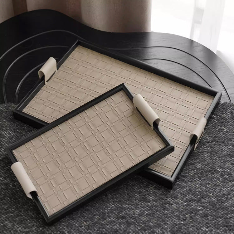 Elegant Resin Decorative Serving Tray