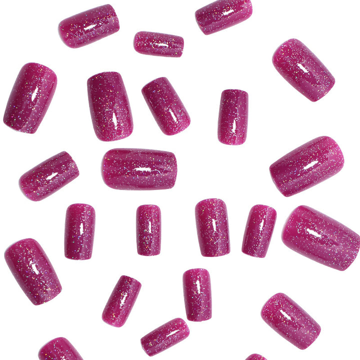 Glamorous Glittery Press-On Nail Set Kalsten