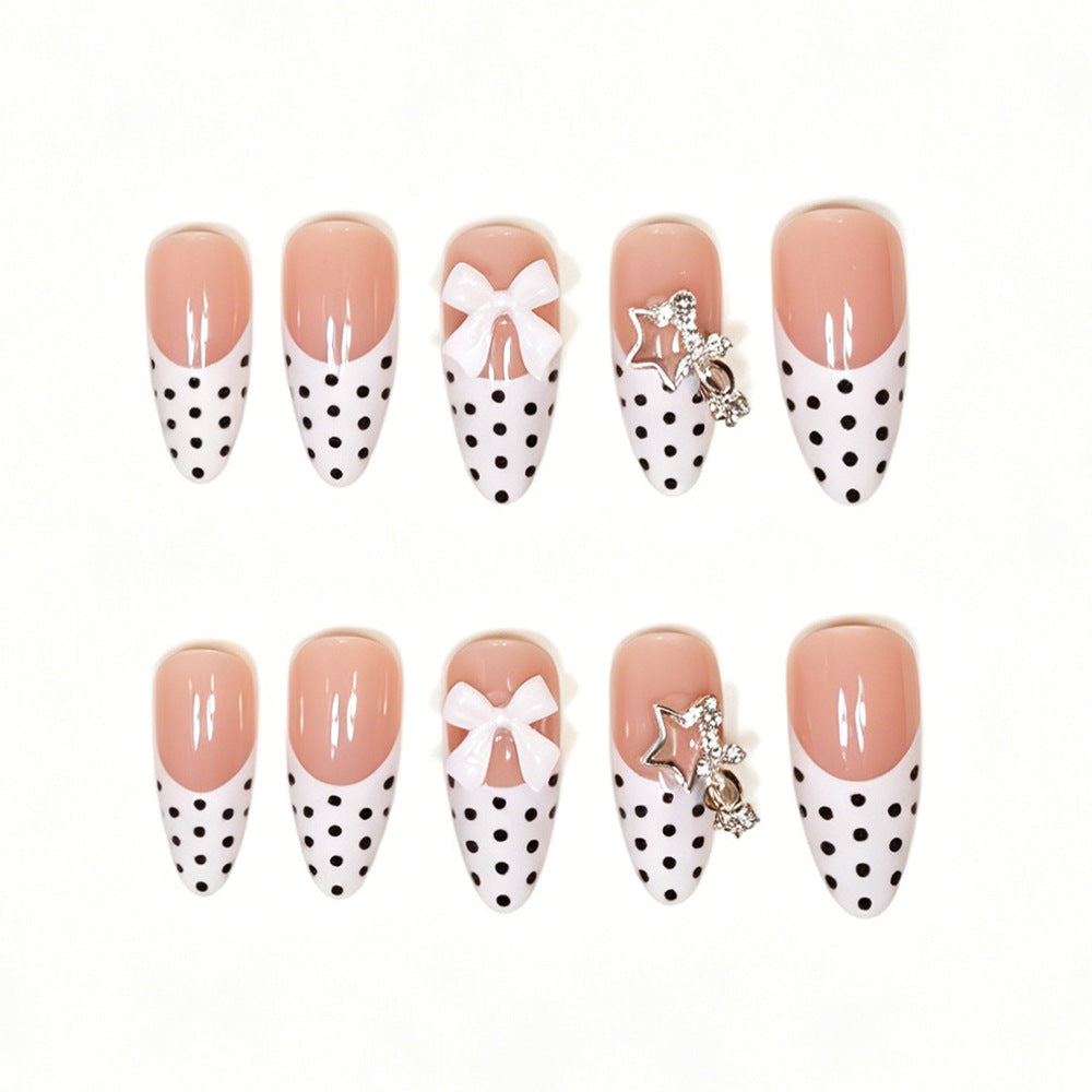 Elegant Stiletto Press-On Nail Art Tips Kalsten