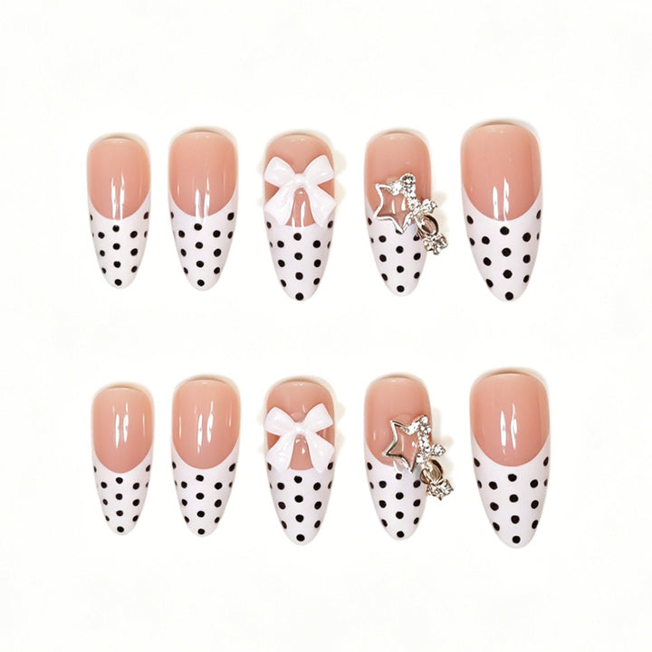 Elegant Stiletto Press-On Nail Art Tips Kalsten