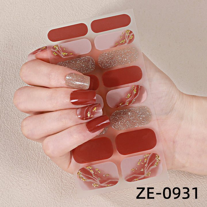 Artistic Press-On Nail Wraps