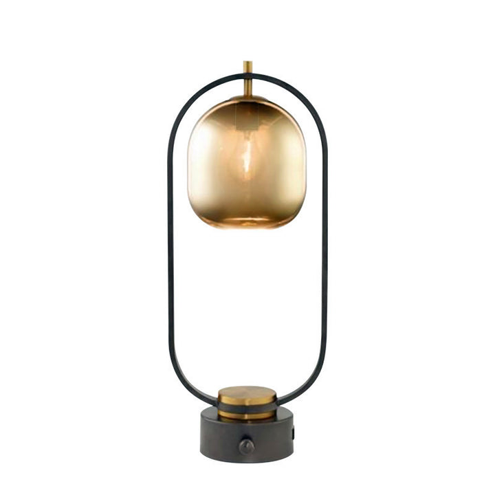 Minimalist Glass Accent Table Lamp