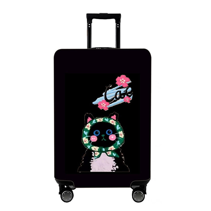 Unisex Hard Shell Suitcase with Colorful Monster Design Kalsten