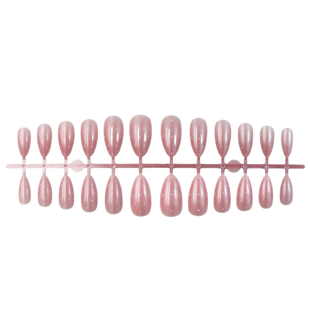 Artificial nails with modern dot design Kalsten