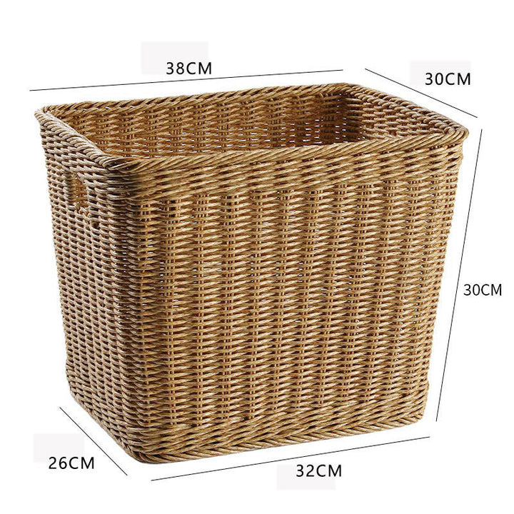 Premium Handwoven Wicker Storage Bin Kalsten